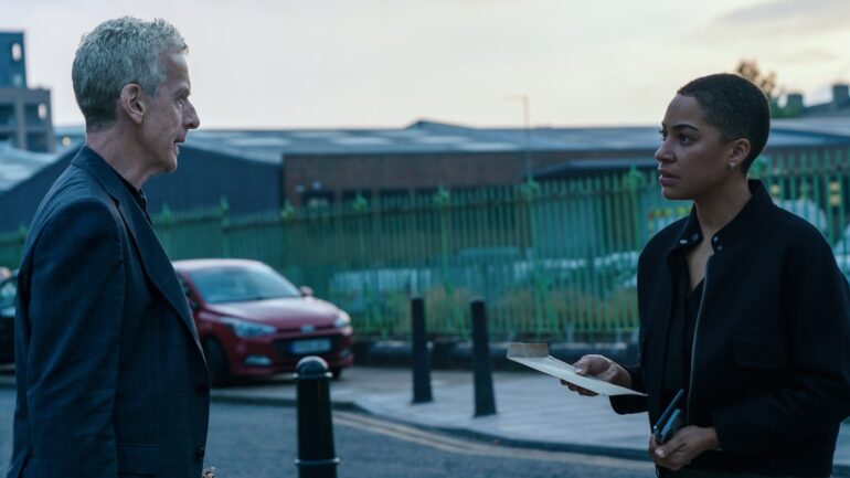 Peter Capaldi and Cush Jumbo in 'Criminal Record'